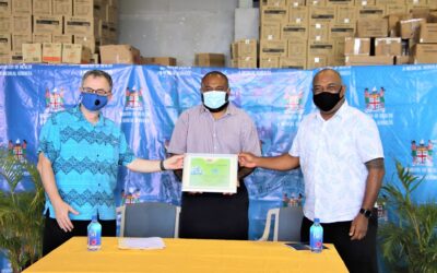 Fiji Receives PPE’s from UNOSSC and its Development Partners