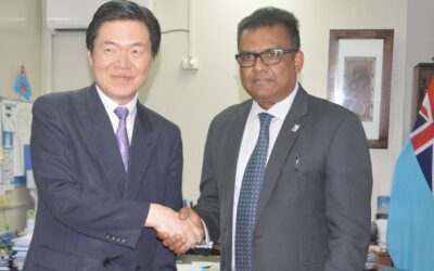 PS Karan Receives Farewell Courtesy Call from Ambassador Omura