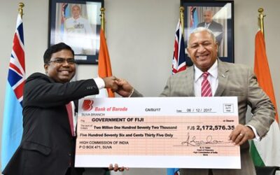 In vote of confidence, PM receives FJD$2.17M Sugarcane mechanisation grant from India
