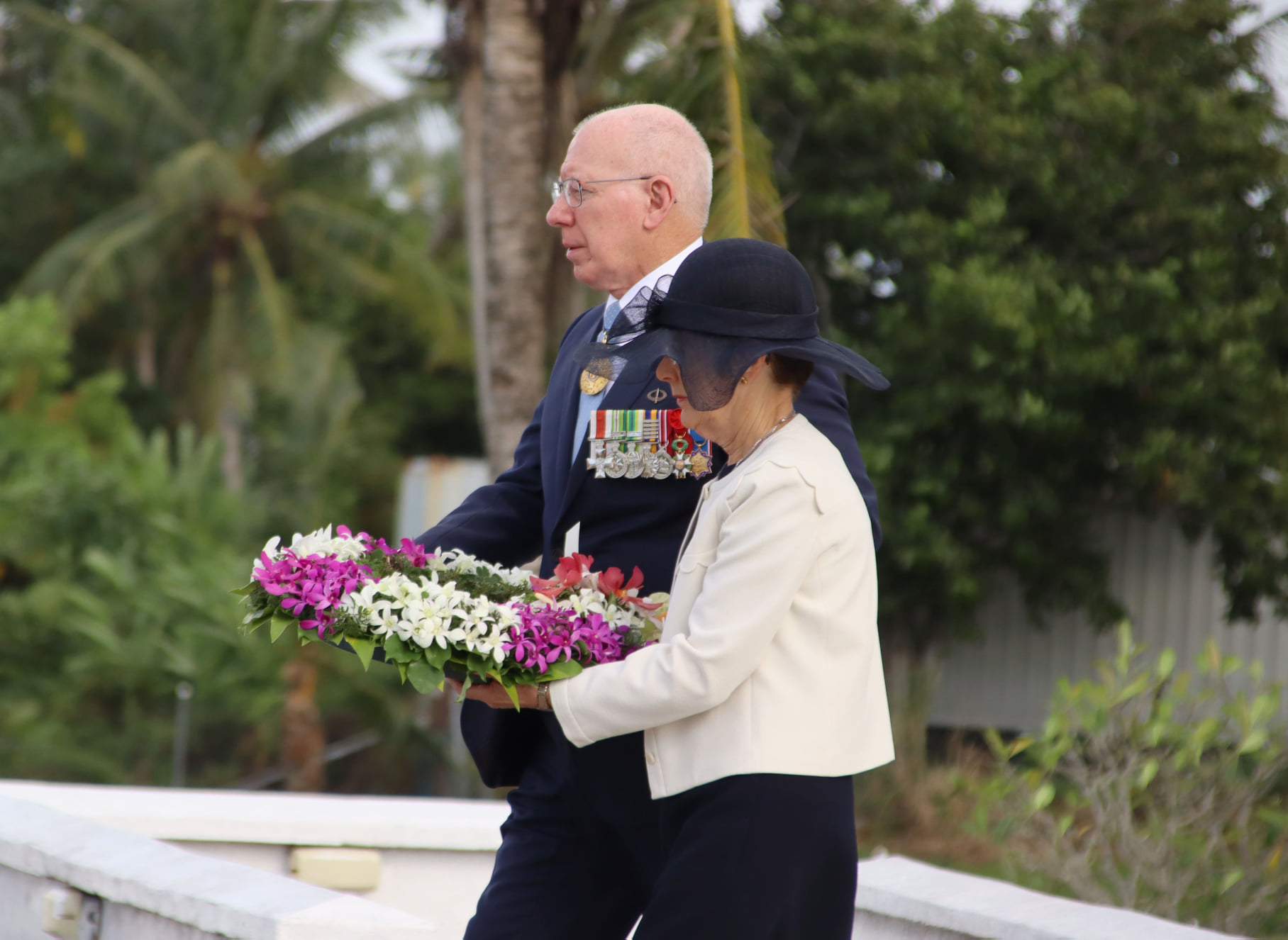 Governor-General of the Commonwealth of Australia pays respect to the ...