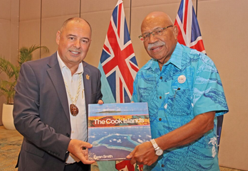 PRIME MINISTER RABUKA MEETS WITH COOK ISLANDS COUNTERPART