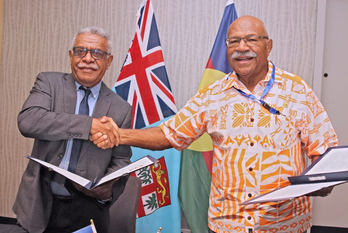 FIJI AND NEW CALEDONIA SIGN JOINT DECLARATION ON COOPERATION