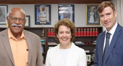 UNITED KINGDOM AND FIJI STRENGTHEN RELATIONS- UK SPECIAL ENVOY MEETS PRIME MINISTER RABUKA