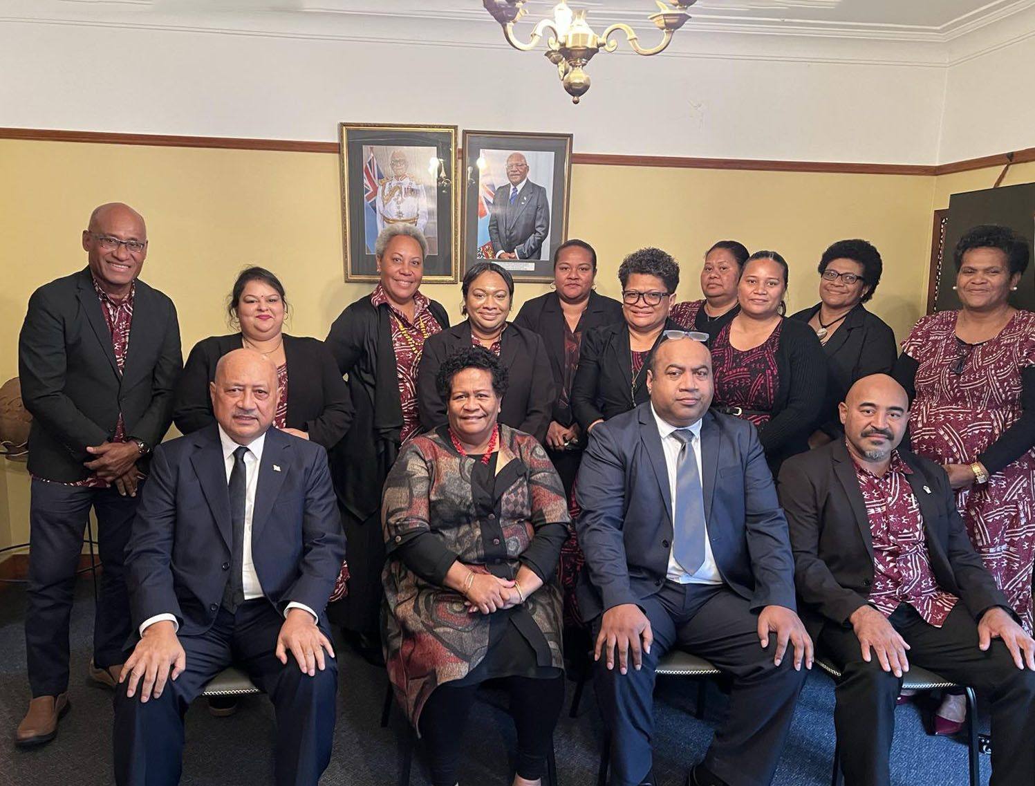 Fiji High Commission in New Zealand welcomes a delegation from Fiji National University