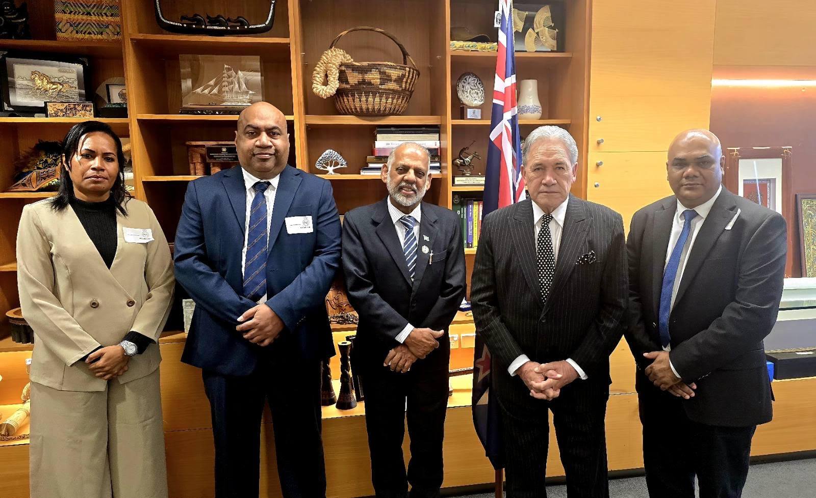 Fiji's Minister for employment Hon. Agni Deo Singh meets New Zealand leaders to strengthen labor mobility ties