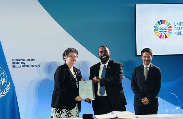 Fiji deposits instruments of ratification for BBNJ at UNOC 3