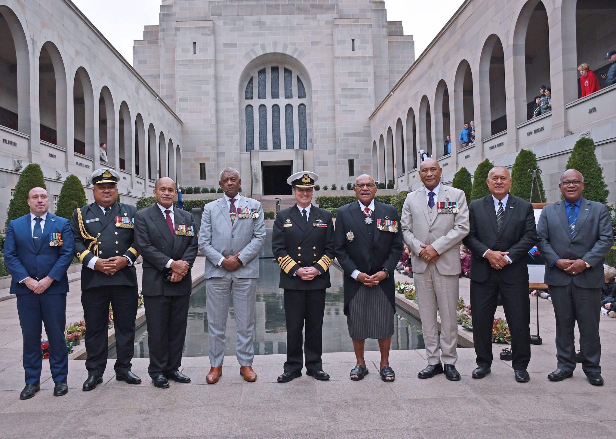 PM Rabuka Honours fallen heroes at the Australian War Memorial
