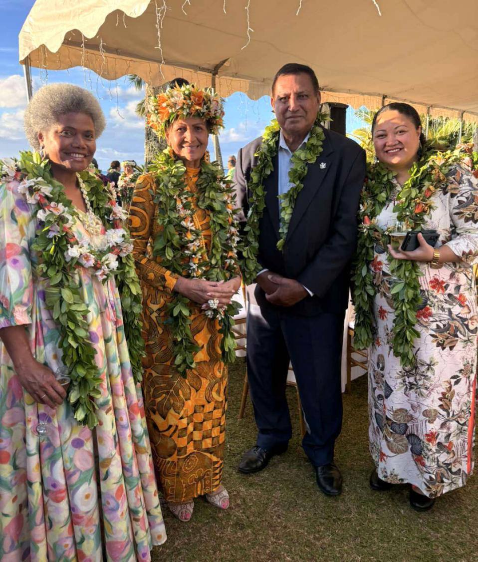 Hon. Qereqeretabua represents Fiji at the 60th Constitution Day Celebration Rarotonga, Cook Islands