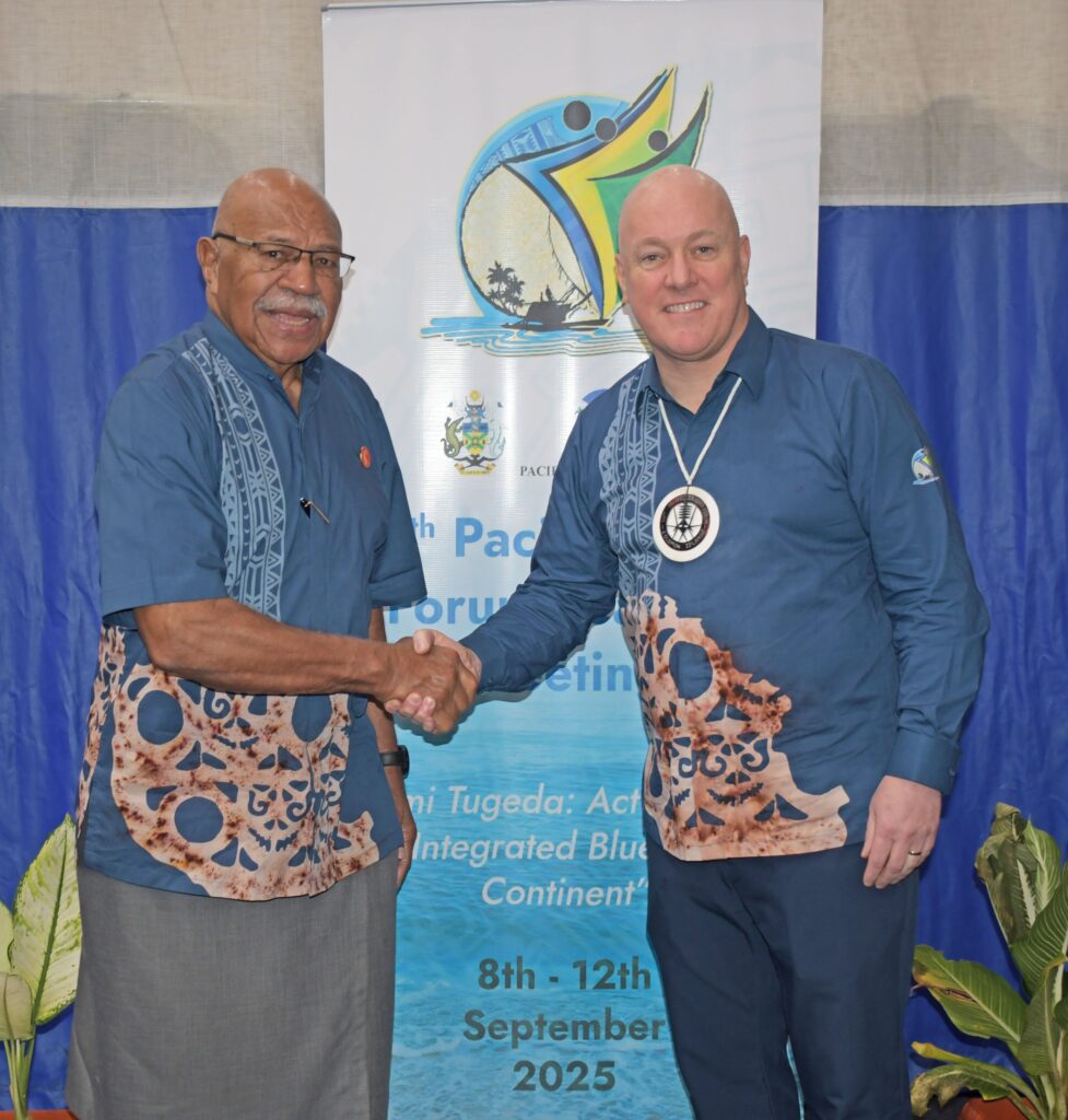 Fiji and New Zealand Prime Ministers reaffirm strong bilateral relationship