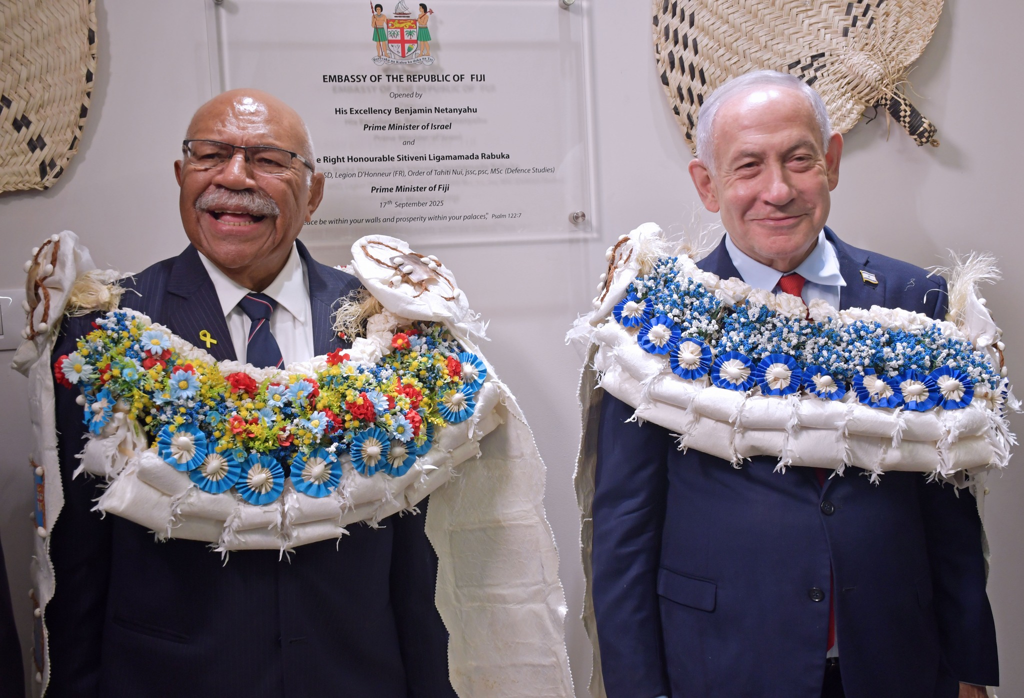 Fiji officially inaugurates Embassy in Jerusalem