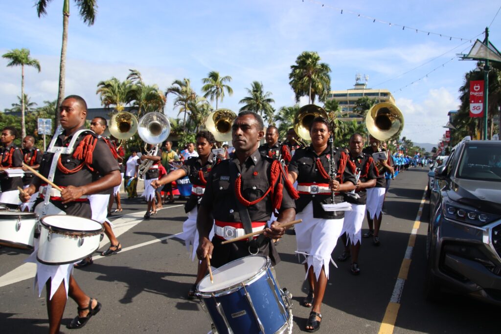 Fiji Day celebrations friendly march photos