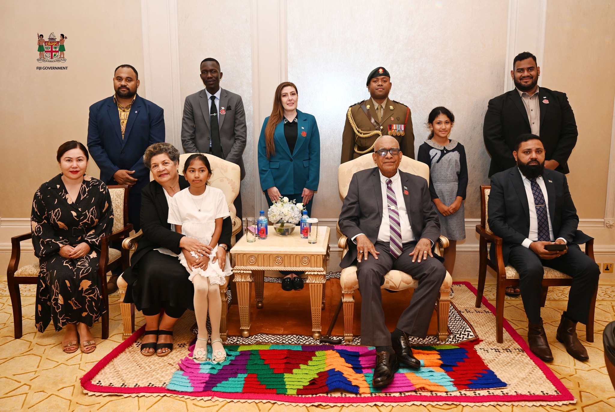 President Lalabalavu honours civil servants at Fiji's Abu Dhabi Embassy for their service