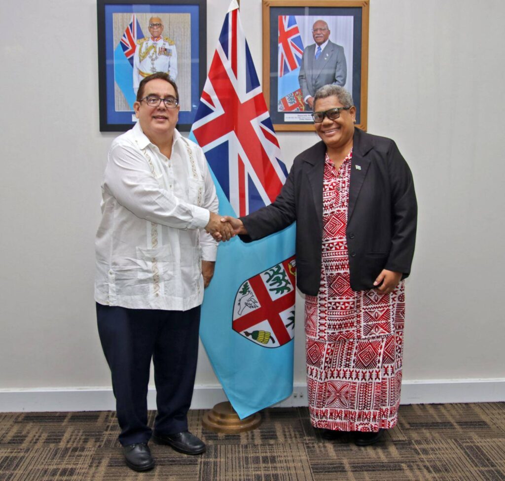Ps Taga receives farewell all from Cuban Ambassador to Fiji