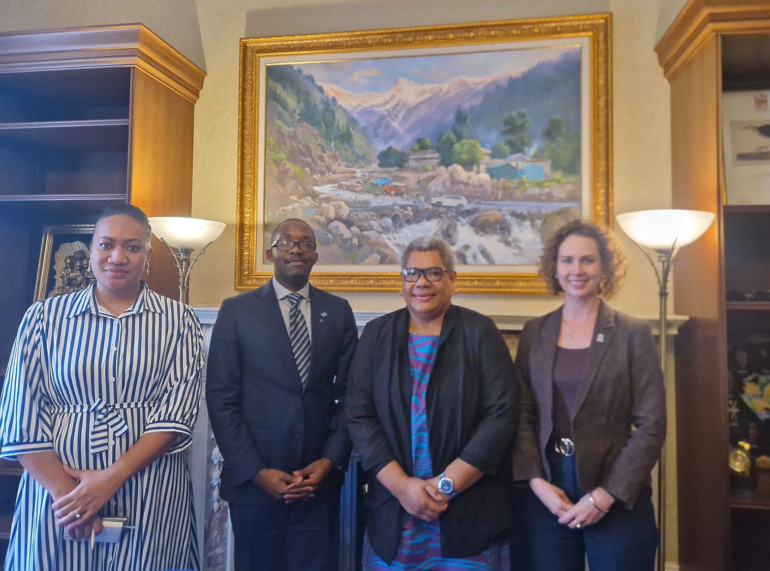 Dr Taga Meets the Commonwealth Secretariat (COMSEC) Team in UK