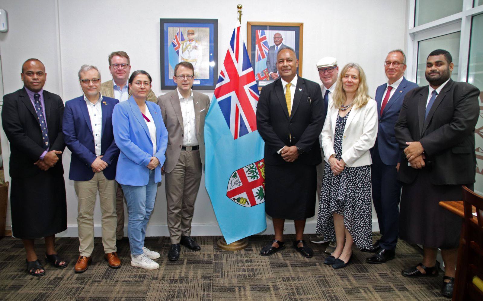 Hon. Ditoka Receives Courtesy Visit from The German–Pacific Parliamentary Friendship Group-7