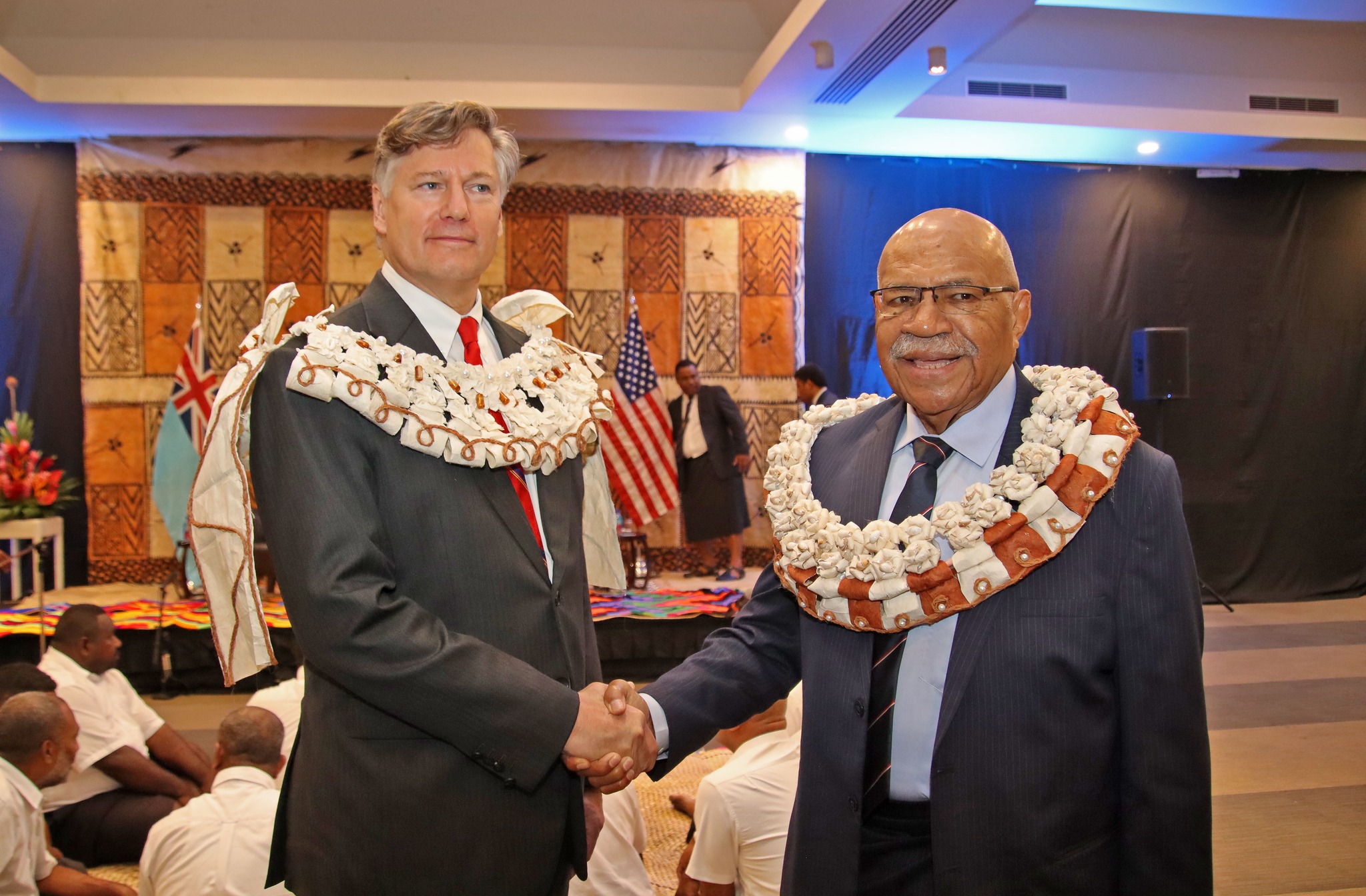 Traditional Ceremony of Welcome Accorded to the U.S. Deputy Secretary of State Christopher Landau