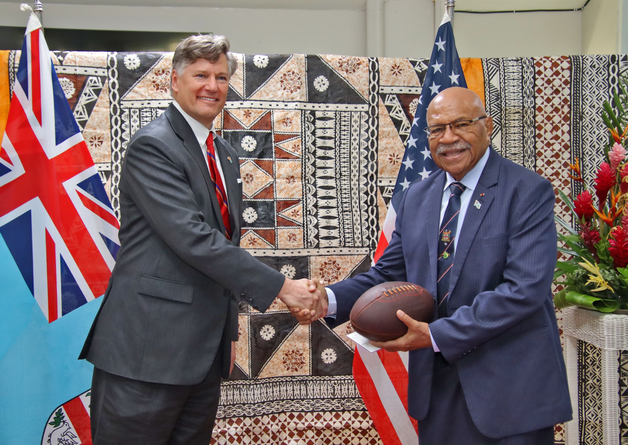 Prime Minister Rabuka Welcomes U.S. Deputy Secretary of State Christopher Landau to Fiji: U.S. Expands Economic Cooperation with Fiji to Drive Mutual Prosperity