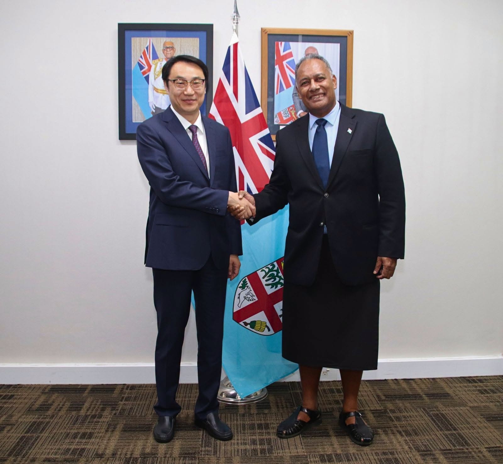 Hon. Ditoka Welcomes The Delegation From Jiangsu Province Of The People’s Republic Of China