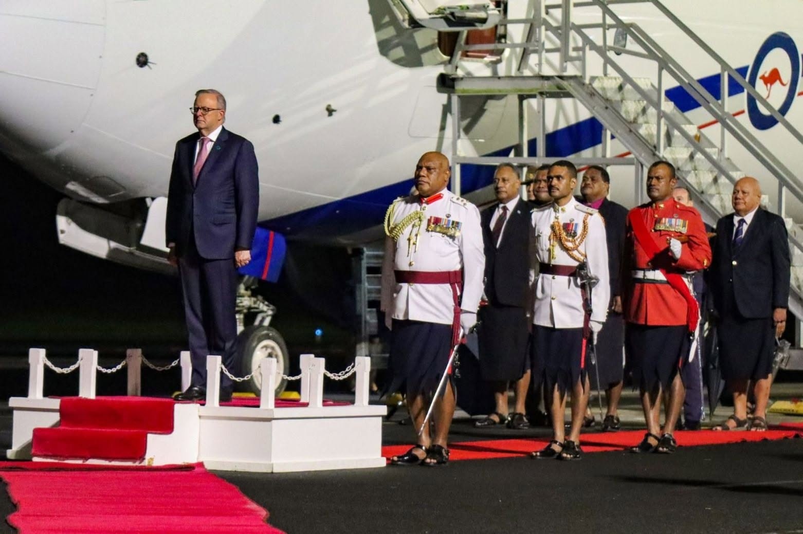 Australia’s Prime Minister Hon. Anthony Albanese Arrives in Fiji for an Official Visit