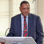 Outgoing Roving Ambassador, Mr. William Toganivalu during the ceremony.