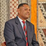 Outgoing Roving Ambassador, Mr. William Toganivalu during the ceremony.