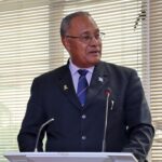 Minister for Foreign Affairs and External Trade, Hon. Sakiasi Ditoka.