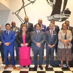 (Second from left at the back row) Minister for Foreign Affairs and External Trade, Honourable Sakiasi Ditoka joined Pacific Island counterparts for the Forum for India-Pacific Islands Cooperation (FIPIC) Foreign Ministers Meeting convened by Minister of External Affairs of India, Hon. S. Jaishankar, at UNGA81.